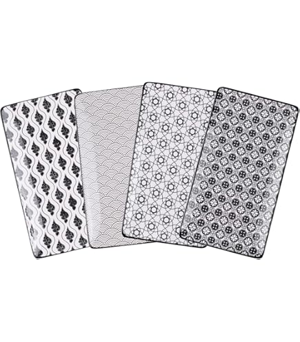 Excelsa Boheme Noir bordenservice, 18 stuks, porselein, zwart