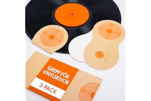 SPINCARE Vinylskiva vante 3-pack | Antistatisk mikrofiber vinyl LP-hanteringsvantar | Förhindra fingeravtryck och skydda register under hantering och rengöring