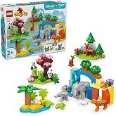 LEGO DUPLO Kasabası 3&rsquo;&uuml; 1 Arada Vahşi Hayvan Aileleri 10446 | 2 Yaş ve &Uuml;zeri &Ccedil;ocuklar i&ccedil;in 10 Hayvan Fig&uuml;r&uuml; İ&ccedil;eren Eğitici ve