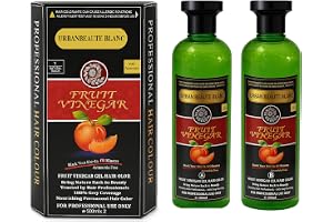 URBANBEAUTBLANC Fruit Vinegar Black Gel Color Professions Hair Color(500mlx2)