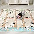 Bammax Tappeto Bambini Pieghevole XPE Schiuma Doppio Lato, Gioco Neonato Antiscivolo Portable Doppia Faccia Impermeabile e Fa