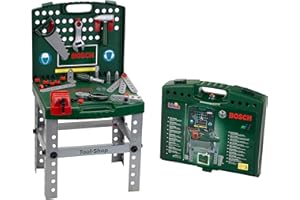 Theo Klein 8681 - Bosch Tool Shop, Foldable Workbench with Accessories, Toy