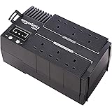 Amazon Basics Line-Interactive UPS-400VA with Shutdown Software and Surge Protection, UK Outlets