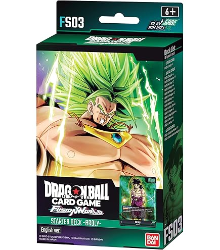 Bandai Dragon Ball Super CG: Starter Deck – Fusion World (FS01) |  Sammelkartenspiel | ab 6 Jahren | 2 Spieler