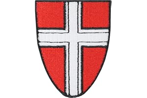 PATCH KING WIEN Aufnäher - Österreichisches Landeswappen bestickte Sammler Edition - Vienna Patch Bundesland Flagge - Österreich Abzeichen gestickt Appliaktion zum aufnähen - 90x70mm