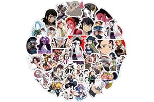 ZHLEARDA 100 Pièces Autocollants Anime Démon Dessin Animé, Cool Anime Autocollants, Autocollants Japonais de Dessins Animés, Autocollant Anime Vinyl pour Notebook, Bouteille D'eau, Bagages, Snowboard