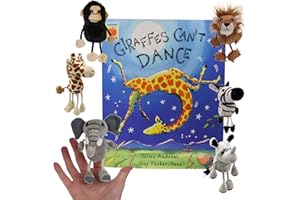 THE PUPPET COMPANY Giraffes Can’t Dance - Book and Finger Puppet