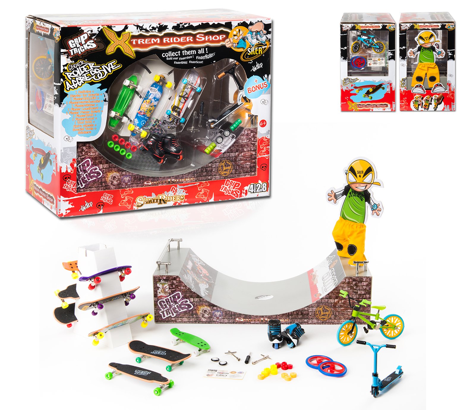 finger scooter ramps