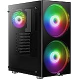 AeroCool Python Tempered Glass Windowed Mid Tower Case