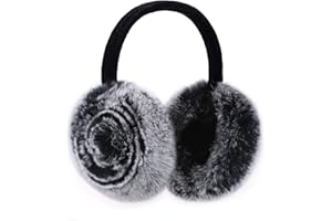 Onmygogo Cache-oreille en fausse fourrure pour l'hiver, doux, chaud et pliable