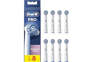 Oral-B Pro Sensitive Clean Brossettes pour Brosse à dents électriques, Pack De 8 Unités