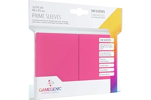 Gamegenic GGS11024ML Prime Sleeves (100-Pack), Pink