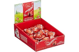 ‎LINDT Lindt Schokolade LINDOR Eier Thekendisplay | 672 g | LINDOR Eier Vollmilch mit zartschmelzender Füllung | Oster Schokolade | Schokoladengeschenk | Ostereier | Schokoeier | Großpackung