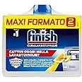 Finish Curalavastoviglie, Additivo Lavastoviglie, 2 Prodotti da 250 ml, Limone.