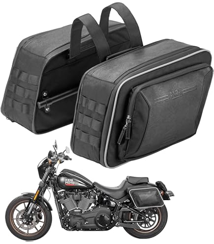 WILD HEART Motorcycle Saddlebags Waterproof Bag Retro Tail Bag 20L(10L