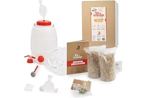 B Maker - Kit Biere Blond Ale - IDEE Cadeau Homme Femme - Kit Brassage Biere a Faire Soi Meme pour Fabriquer sa Bière à la Maison - Réutilisable et Fabriqué en France - 3 litres