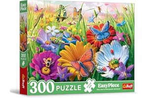 Trefl - Puzzle EasyPiece: Owady na Łące - 300 Elementów - Duże Elementy, Łatwe Układanie, dla Dorosłych i Dzieci od 10 lat