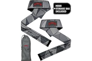 MaLetics – Weight Lifting Straps 60cm Heavy Duty Deadlift Gym Straps – 5mm Padded, Anti Slip, Gym Wrist Accessories Powerlifting, Bodybuilding, Strength Training for Men & Women