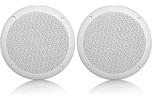 Artsound Waterproof Encastrables MDC64 Haut-parleurs multimédia Design "rond étanche" 100W Blanc