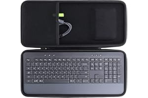 co2CREA Hard Carrying Keyboard and Mouse Storage Case for Logitech Signature K650 Comfort Full-Size Wireless Keyboard,Travel Case Only