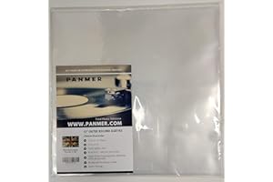 PANMER 30,5 cm große transparente Schallplattenhüllen aus Polypropylen, 80 Mikron x 25 Stück