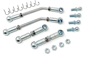 M.S-handel - Tieferlegungskit Airmatic Koppelstangen Luftfahrwerk - Zubehör kompatibel mit Audi Mercedes ML W164 und GL W164 alle Baujahre - Stufenlos einstellbar - ohne Software-Update (V4)