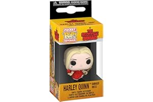 Funko Pop! Keychain: TSS - Harley Quinn - (Damaged Dress) - Suicide Squad 2 - Mini Figura in Vinile da Collezione Novità Portachiavi - Riempitivi per Calze - Idea Regalo - Merchandising Ufficiale