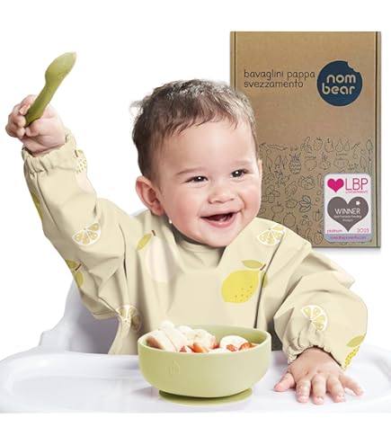 Ciotola In Silicone Con Ventosa Per Svezzamento Bambini - Con Cucchiaio E Coperchio - Foto 3