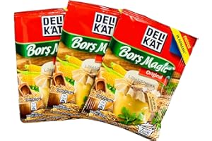 Delikat Bors magiques traditionnels roumains – de Hart of Romania, essentiel pour une soupe, 3 x 20 g chacun