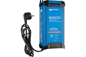 Victron Energy Blue Smart IP22 12-Volt 20 amp 230V, Caricatore Batteria a Singola Uscita CEE 7/7, Bluetooth