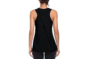 MGOOL Workout Tank Tops für Damen Fitness Studio athletisch ärmellos Lauf Top Yoga Shirts Racerback Sport Weste