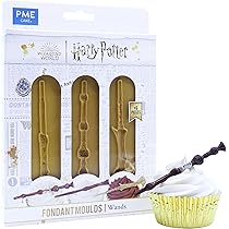 Tkcumwcz Harry Siliconen vormen, potter, bonbons, Harry siliconen bakvorm, bonbons, Wizard anti-aanbak-siliconen vormen voor taartdecoratie, snoep, bonbons, 2 stuks