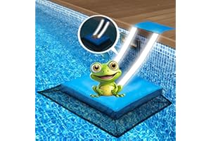 HKZ Pool Frog Animal Escape Ramp - Pool Critter Frog Saver Escape Ramp Log for Swimming Pool with Reflective Strips, Frog Pool Saver Small Critters, Lizards, Ducks, Snakes, Squirrel (Blue)