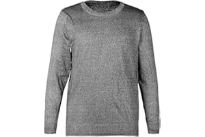 ‎SONEW Sonew Stichfeste Kleidung, Langarmhemd, Rundhalsausschnitt Langarm, schnittfeste Anti Slash Kleidung Schutzausrüstung der Stufe 5 für Sicherheitsarbeiten(L)