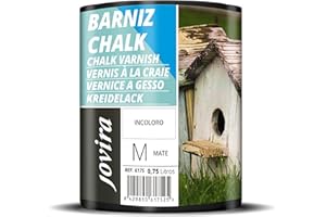JOVIRA PINTURAS Barniz - Chalk Paint al Agua Mate. Renueva tus muebles con creatividad. (750 Mililitros, Barniz Chalk Paint) B-24