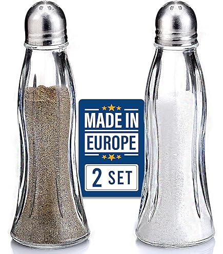 Barski Ensemble Salière Et Poivrière – Distributeur D'épices – Cristal