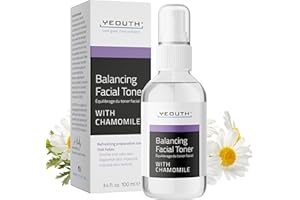 YEOUTH Tónico Facial con Alantoína y Camomila, Sin Alcohol Tónico Facial Equilibrante, Hidratante para Todo Tipo de Piel, PH Balanceado 100ml