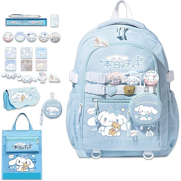 Kuromi Plüsch Rucksack Für Kinder – Niedlicher Cartoon-Rucksack Mit Verstellbaren Trägern, 18x12x25 Cm