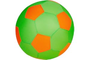 ‎BURI BURI XXL Meshball Riesenball 50cm groß | weicher Netzball Spielball aufblasbar | Stoffball Mesh Ball für Kinder, Erwachsene & Senioren | Sportball Gymnastikball Bewegungsball