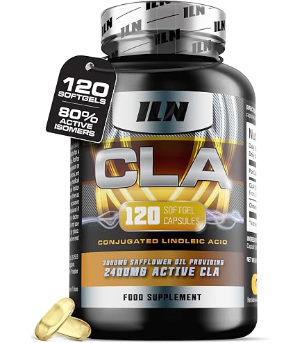 CLA Acido Linoleico Coniugato 3000 mg per dose | 180 softgels di Olio Vegetale di Cartamo 100