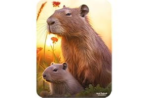 3D LiveLife Imán – Lindas capibaras de Deluxebase. Imán lenticular 3D para nevera. Decoración magnética para niños y adultos con obras de arte con licencia del renombrado artista David Penfound