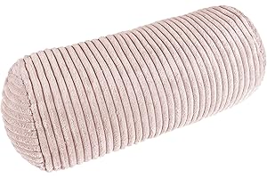 ‎BOOKIEPAD Bookiepad Nackenrolle Cozy Shara, Cord Komfortables Lese-Accessoire, Modernes Design, (Rose)