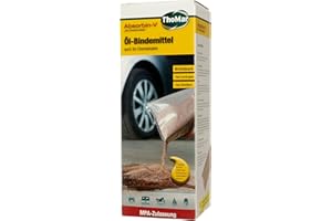 ThoMar Absorbin-V Öl-Bindemittel, 1kg Granulat, bindet schnell und sicher ca. 0,9 Liter ausgelaufenes Öl und bis zu 1,5 Liter Chemikalien, verhindert mögliche Umweltschäden