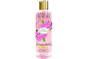 JEANNE EN PROVENCE – förtrollande duschgel med rosolja – ren, vårdar och parfymerad – duschgel för torr hud – 95% naturliga ingredienser – tillverkad i gräs – 250 ml