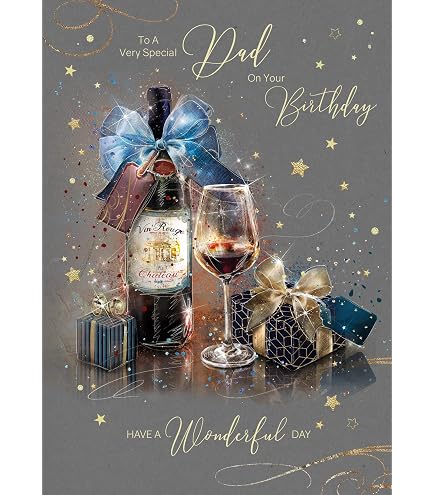 Geburtstagskarte Für Den Besten Papa – Mit Bierglas & Ballons