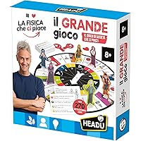 HEADU - LA FISICA CHE CI PIACE - L'Esperimento Che Ci Piace: Il box degli esperimenti wow IT57458 Gioco Educativo Per Bambini 8-12 Anni Made In Italy con Vincenzo Schettini