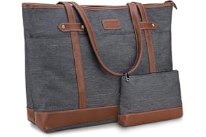 Torba na laptopa dla kobiet, RAVUO wodoodporna 40 cm torba na komputer praca biznes torebka dla nauczyciela torba z przenośną małą sakiewką