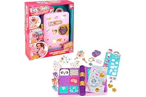 FUNLOCKETS Journal secret édition pailletée Journal intime pour fille avec plus de 30 surprises Cadeau idéal pour les filles créatives de 6 ans et plus, 5,6 x 16,1 x 19,2 cm