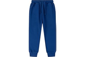AMOMÍ Pantalón Deportivo Niño Chándal Perchado Pantalones Deportivos Jogging Térmico Elástico Suave Cómodo Resistente Invierno Colección Escolar Casual Tallas 4 5 6 7 8 10 12 14 Años