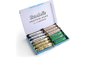 Barebells Protein Bars Official Mix Box | 20g protein low carb chocolate bars | after workout low calorie snacks 12 x 55g (Selection box)